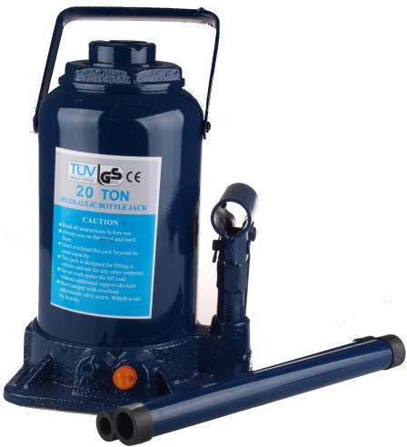Cric hydraulique 20 tonnes WAMO, Compatible avec Camion, Remorque