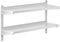 Royal Catering RCWR-1000.3 Wandbord 2 Ablagen 30 x 100 cm Regal Edelstahlregal Küchenregal Edelstahl 40 kg
