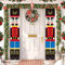 QKTYB 2 Piezas Banner de Cascanueces Navidad, Decoraciones Navideñas de Cascanueces, Cortina de Cascanueces al Aire Libre para Porche, Puerta Delantera, hogar, jardín (30 x 180 cm)