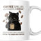 FHJ Kaffeetasse EEFFOC Is Coffee Spelled Backwards. 325 ml süße Tasse, Weiß