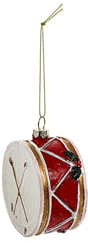 STOBOK Hängende Weihnachtskugel Mini Trommel Weihnachtsbaum Ornamente: Weihnachten Mini Trommeln Weihnachtsbaum H?ngende Dekoration Anh?nger Weihnachten Musikinstrument Weihnachtsschmuck