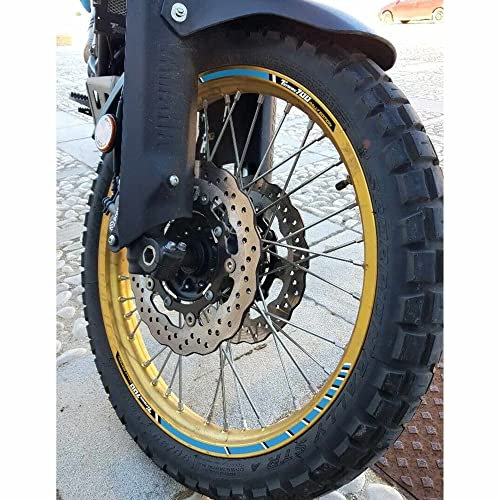 labelbike - Kit strisce Adesive per Cerchi Ruote Moto compatibile con Yamaha Tenere 700 Rally Edition dal 2022