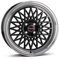 Borbet Felge B 7x17 ET30 4x100 black rim polished B 70730100464,0BRP