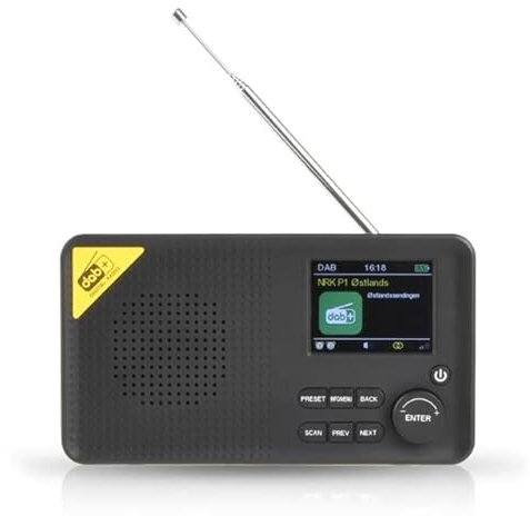 LvSenLin N1HC Dab/Dab + y Receptor FM Home Radio Reproductor de música Recargable portátil