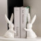 Serre-Livres Décoratifs en Céramique, Serre-Livres Amusants, Butées pour étagère en Forme de Lapin