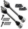 ATEC Germany 2x Antriebswelle vorne links & rechts Gelenkwelle, Kompatibel mit VW TRANSPORTER T4
