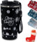 GEMFUL Mug termica, 510 ml, in acciaio inossidabile a doppia parete, anti-perdita, ideale come regalo per lui e per lei