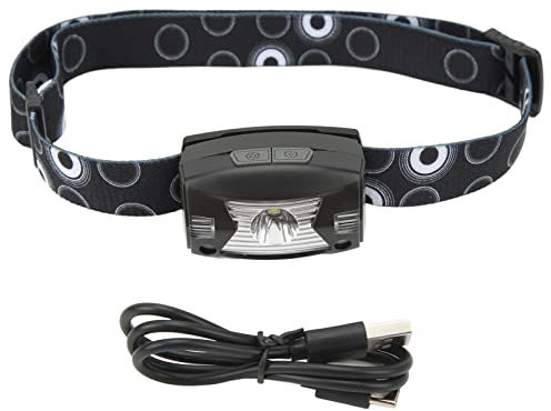 TYP C Wiederaufladbare Stirnlampe, IPX6 Wasserdichter Scheinwerfer, 5-Modus-Kopf-Taschenlampe Für Outdoor, Laufen, Jagd, Angeln, Wandern, Camping