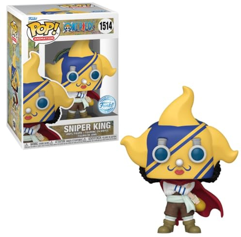 Funko Pop! Animation: OP - Sniper King - 1/6 Odds for Rare Chase Variant - One Piece - Collectable Vinyl Figure - Gift Idea - Official Merchandise - Toys for Kids & Adults - Anime Fans