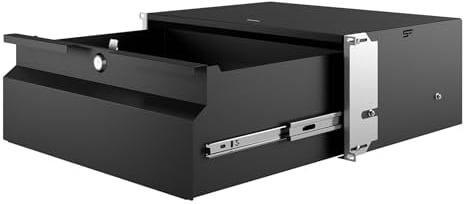 Stalflex Server Netzwerkschrank 19 Zoll Schublade 4U 320mm - Hochbelastbarer Stahl - Computer- & Server-Racks - Serverschrank, kompatibel mit Rack Schränken und Rack Schienen