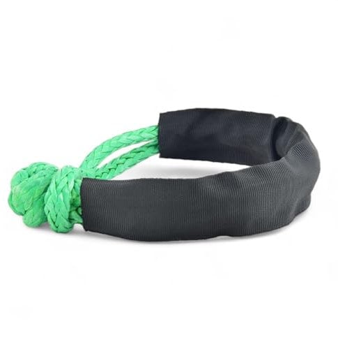 UHMWPE - Grillo morbido da 8 mm, in polietilene ad altissimo peso molecolare, resistente, corda sintetica per rimorchio, recupero, fuoristrada, 4x4, vela, ATV (verde)