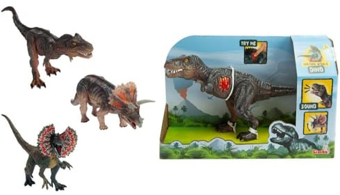 Simba - Dinosaurier mit Sound, 3-Fach Sortiert Varianten T-Rex