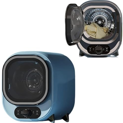 URJWAN Secadora De Ropa PequeñA, Secadora De Condensador PortáTil, Mini Secadora Centrifugadora Ventilada De 5 Kg, Ideal para Montaje En Encimera O En La Pared, Compacta,A-220V