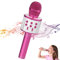 Oskuglin Microfono Karaoke per bambini, microfono senza fili, Karaoke, Bluetooth, per bambini, adulti, compatibile con Android/iOS/Pc/Smartphone