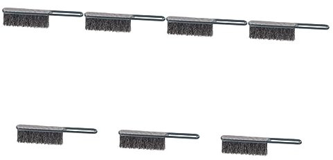 OUSIKA Scopa 7 pezzi Spazzola for la polvere Mini spazzola for la pulizia Spolverino Detergente for la casa Detergente for spazzole a mano Spolverino for mobili ABS Verde Spazzola for la pulizia della