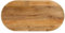 vidaXL Tischplatte, Holzplatte für Tisch Esstisch Couchtisch, Ersatztischplatte Massivholzplatte, 100x50x2,5cm Oval Massivholz Mango