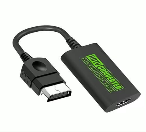 Gamer Gear Convertisseur HDMI pour Xbox classique, adaptateur HDMI compatible Xbox pour sortie audio vidéo HD, prend en charge tous les modes d'affichage 1080p 720p, Xbox, HDTV, moniteur