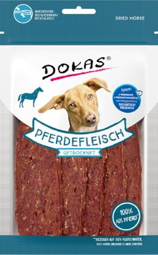 DOKAS - Pferdefleisch getrocknet 12er Pack (12 x 60g)