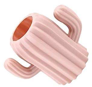 HOODANCOS Porte-crayons Cactus Créatif Rose Organisateur De Bureau Amusant Pour Étudiants Et Rangement Pratique Pour Stylos Et Pinceaux