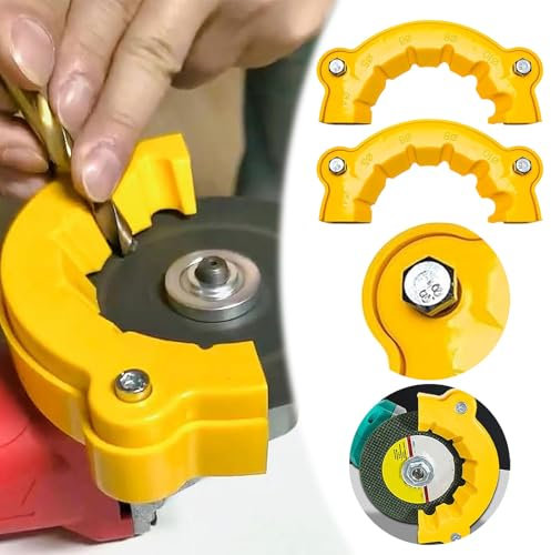 2 Pcs Drill Sharpener,Drill Bit Grinding Attachment,Precision Drill Bit Sharpening Guide Tool, Angle Grinder Drill Bit Sharpener for All Bits,Old Drill Bit Grinder Tool