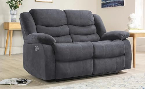 MNS Fabric 2 seater recliner in grey