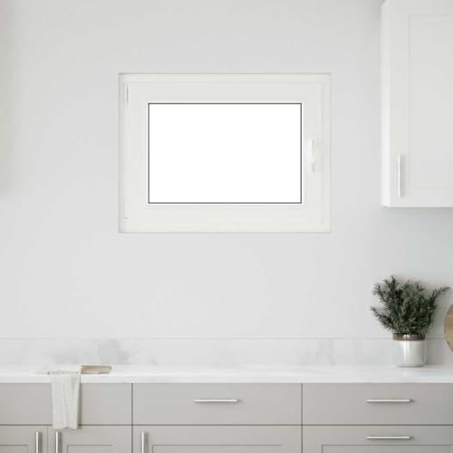 vidaXL Ventana de sótano RISOR 80x60 cm oscilobatiente DIN izquierda