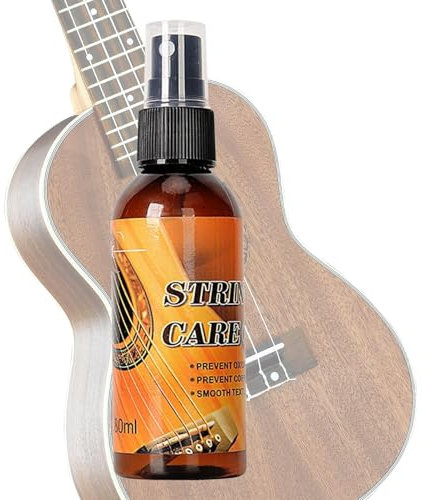 Olio per tastiera della chitarra, 80 ml, olio per la cura delle corde della chitarra, balsamo per la manutenzione, per la cura dei tasti, lubrificante per corde, per strumenti musicali per