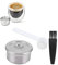 Filtre à café Elgnaura avec cuillère, capsule de café réutilisable et cafetière à café en acier inoxydable pour Delta Q Ndiq7323