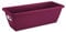 Elho Barcelona Balconnière 40 - Planteur pour Balcon & Extérieur - Plastique 100% recyclé - Ø 39.5 x H 16.0 cm - Rouge/Fruits Rouges