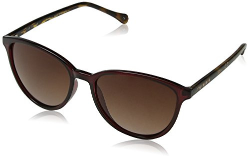 Ted Baker Sunglasses Women's TB1442 Tierney Round Sunglasses 57, Burgundy