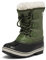 Sorel Yoot Pac Nylon Wp Unisex Kids Winter Boots, Hiker Green 2023, 2 UK