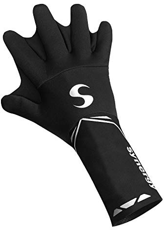 Synergy Neoprene Thermal Swim Gloves (Swim - Blue, Medium)