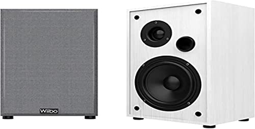Wiibo String 15 White Altavoces HiFi Estanteria 100w Pareja