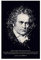 YINGXI Ludwig Van Beethoven Poster, motivierend, inspirierendes Zitat, 3 Leinwand, Wand, Schlafzimmer, Dekor, Bild, Sport, Landschaft, Büro, Raumdekoration, Geschenk, Rahmen: 30 x 45 cm