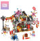 LOZ 1240 Building Block House Model Series Spring Festival Hut Creative Educational Toy Construction Toy