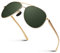 CGID Sonnenbrille Herren Pilotenbrille Prämie Al-Mg Metall Rahmen Polarisiert Fliegerbrille UV400 Schutz CAT3 CE Fahren Angeln