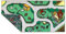Primaflor Spielteppich mit City Farm-Design - Spielteppich für Kinder 100 x 200 cm - pflegeleichter Kinderteppich mit Straßen
