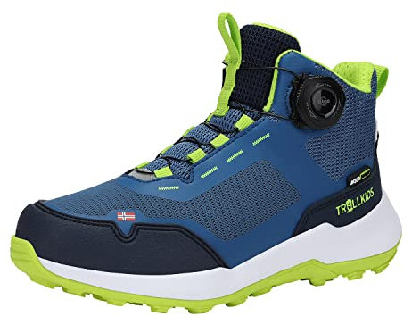 Trollkids Kids Trollfjord Hiker Mid 30, Petrol