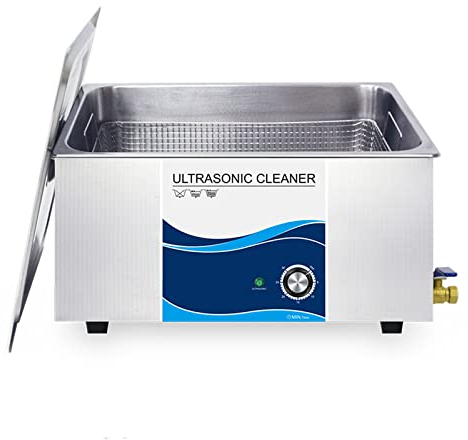 HACLEN 900W Ultrasonic Jewelry Cleaner 22L, Professional Stainless Steel Ultrasonic Parts Cleaner with Timer for Lab Tools Auto Parts