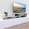 Henor Mueble TV Escalera Ajustable de Madera FSC® 90+90 x 35 x 30/15 cm Roble Stel