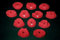Wandwunder 12M Klettergriffe Bouldern rot