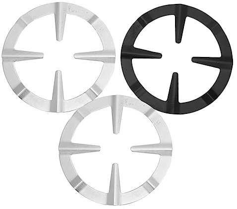 Uonlytech 3pezzi Anello Gas Compatto Wok Sostituibile Supporto Per Wok Riutilizzabile Materiale Resistente Facile Da Riporre Per Uso Quotidiano in Cucina