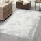 carpet city Teppich Wohnzimmer - Grau - 200x290 cm - Klassisch Modern - Vintage-Stil, Bordüre, Geo-Muster - Teppiche Kurzflor Schlafzimmer, Esszimmer