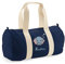 Infants - Borsone Parto Personalizzato con Nome e Design - 100% Cotone 50x25x25cm - Mommy Bag XXL Ospedale, Borsa Capiente per Mamma e Neonato, Ideale per Parto e Nascita - Made in Italy (Blu)