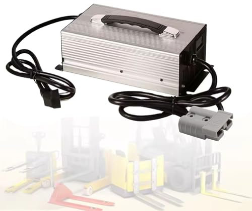 HYDTGZ Caricabatterie 36V 30A Caricabatterie per Carrelli Elevatori Elettrici Intelligenti con Spina Anderson da 50A/120A/175A/350A Display LED Carica di Mantenimento,50a