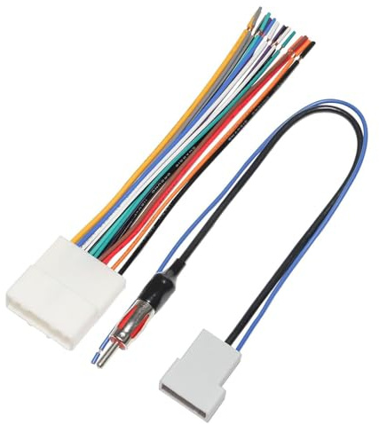 YYTQP Radio Wiring Harness Connector, Antenna Adapter Compatible with Nissan 2007-2013, Infiniti 2008-2013, Subaru 2008-2014, 20 PIN Stereo Wire Cable Connector Adaptor, CD Receiver Kit