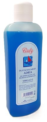 Schaumbad Duftschaumbad Adria 1000 ml - verwöhnendes Badeerlebnis mit mediterranem Duft - Sparset - 10 Flaschen
