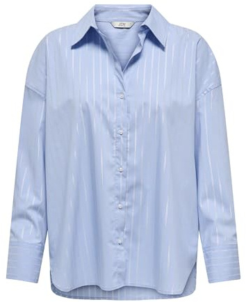 JDY Damen Jdymio L/S Lurex Loose Shirt WVN | Shirt