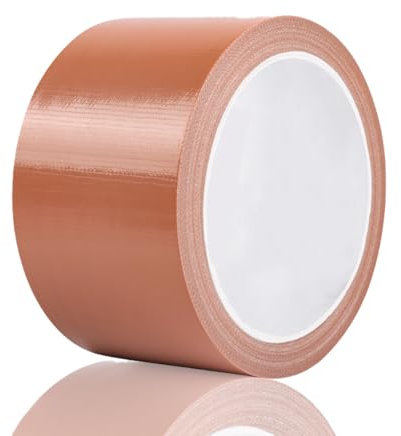 Yuexitech Gaffa Tape 50mm X 20m, Duck Tape Braun, Panzerband Extra Stark Wasserfest, Gewebeband FüR Notfallreparaturen An Zeltplanen, AusrüStung Und CampingzubehöR