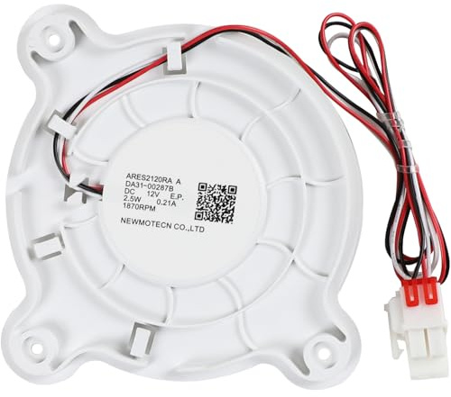 DA31-00287B RMF-003AGLB Moteur de ventilateur d'évaporateur de réfrigérateur pour Samsung, 12035B12H-01 Moteur de ventilateur de réfrigérateur remplace DA31-00334C DA31-00334A DA96-00968A AP6803162